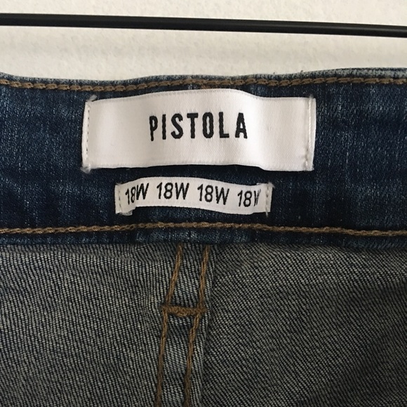PISTOLA DENIM Plus Size 18W Distressed Skinny - Picture 3 of 7